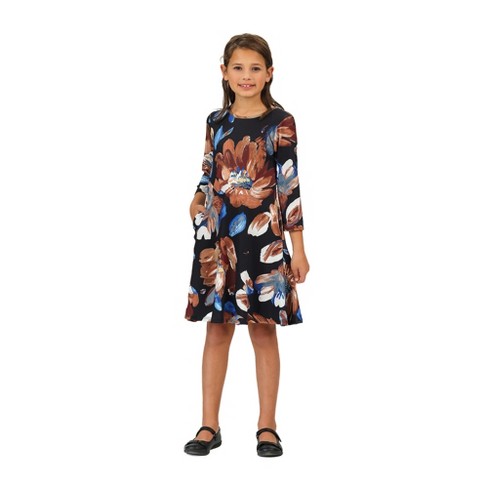 Girls black clearance dress target