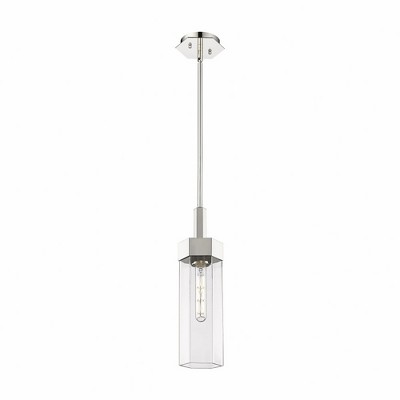 Claverack - 1 Light Pendant In Art Deco Style-17.25 Inches Tall and 5 Inches Wide