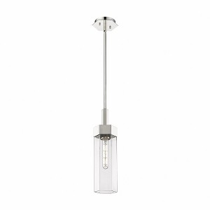 Claverack - 1 Light Pendant In Art Deco Style-17.25 Inches Tall and 5 Inches Wide - 1 of 1