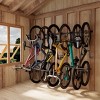 Mount-It! WheelsUp Series Wall Mount for 6 Bikes Accessory Mounts - Black - 3 of 4