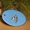 Stockton University Primary Logo Porcelain Holiday Christmas Tree Ornament  2.8" (7.1 cm) - 4 of 4