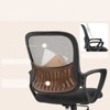 FONTOI Task and Office Chairs, Office Chair with Adjustable Foot Ring, Swivel Task Chair for Home Office, Black, 26.4"*37.8"*26.4" - 4 of 4