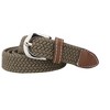 INSPIRE CHIC Women's Elastic Stretchy Braided Woven Alloy Buckle Casual Belt Width 1" - 2 of 4