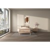 Dometour Pine Solid Wood Shaker Platform Bed Twin OAK - 2 of 4