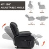 ChicFurnit Living Room Chair Arm Accent Chair Genuine Leather/Faux Leather 350LBS Dual Motor Lift Recliner Massage Heat Elderly Chair for Living Room - 4 of 4