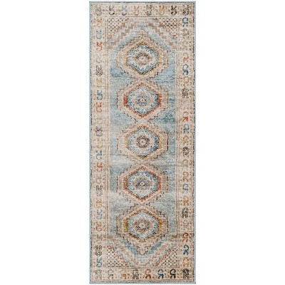 Hauteloom Runner Area Rug Light Gray : Target