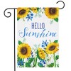 Briarwood Lane Garden Flag 12x18 For Outdoor Hello Sunshine Summer Burlap For Summer Garden Flag Flags For Outside - 2 of 4