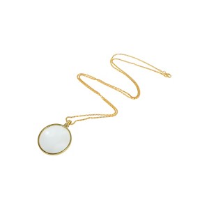 Unique Bargains Magnifying 90cm Neck Strap Magnifier 10X Magnification Zinc Alloy 4.2cm 1 Pc - 1 of 4