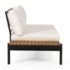 Infurnic Patio Seating Sets Modern Outdoor Furniture Set Featuring Unique Design,Perfect for Gardens, Living Spaces, White, 69.25"*32.5"*29.5" - 4 of 4
