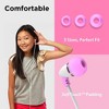 LiLGadgets BestBuds Ear Buds for Kids for School - Safe & Comfortable, Volume Limited, Wired Earbuds for Kids - Pink - 2 of 4