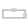 Amanti Art Vista Brushed Nickel Narrow Framed Magnetic Dry Erase Board - 4 of 4