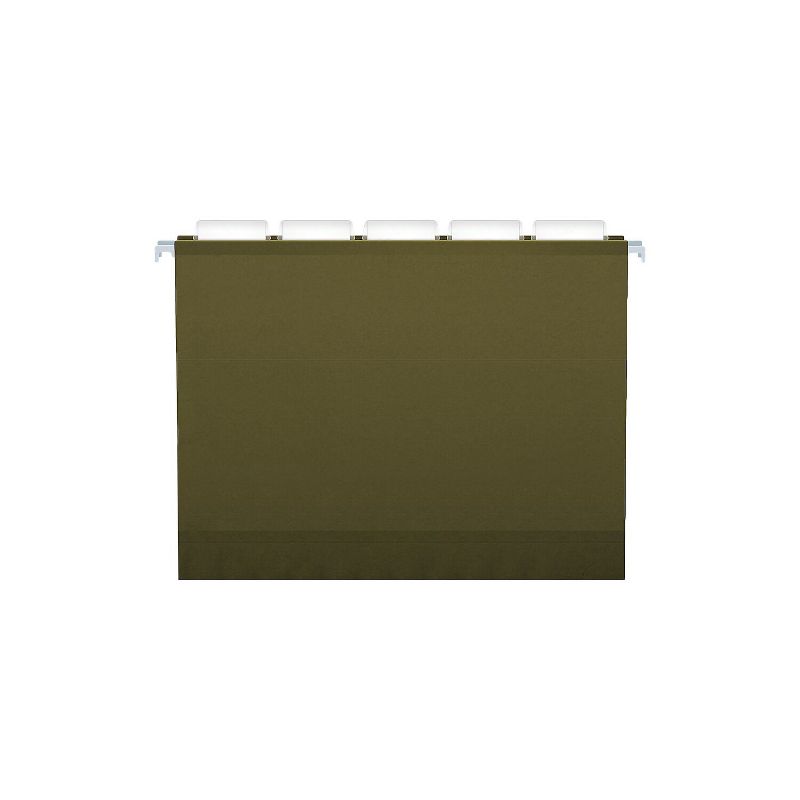 Pendaflex Reinforced 4" Extra Capacity Hanging Folders Letter Standard Green 25/Box 4152X4, 2 of 10