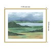 Amanti Art Striated Terrain II by Regina Moore Wood Framed Wall Art Print - 3 of 4