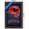 Trends International MLB Los Angeles Angels - Neon Helmet 23 Framed Wall Poster Prints - 3 of 4
