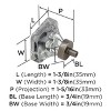 Amerock Glacio Square Cabinet or Furniture Knob - 4 of 4
