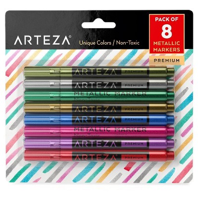 Crayola Metallic Markers, 8 Count per Pack (2-Pack)