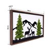 PAGED Eco-Friendly Preserved Moss Metal Wall Art for Living Room, Iron Frame Sculpture Framed Wall Art, Low-Maintenance Wall Decor for Nurseries - 3 of 4