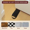 Unique Bargains Stainless Steel PVC Anti-Slip Elastic Cushioning Door Stop 2 Pcs - 4 of 4