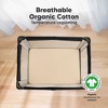 KeaBabies Mini Crib Sheets for Baby Girls, Boys, 2-Pack Soothe Pack and Play Sheets Fitted, Organic Pack N Play Mattress Sheet - 2 of 4