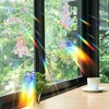 Unique Bargains Window Stickers Non-Adhesive Reusable Rainbow Transparent 1Pc - 2 of 4