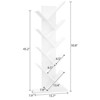 Aheaplus 9-Tier Corner Tree Bookshelf, Wood Storage Shelf Holds Books, CDs, Game Consoles - 4 of 4