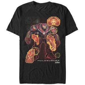 Men's Marvel Avengers: Infinity War Hulkbuster Schematic T-Shirt - 1 of 4