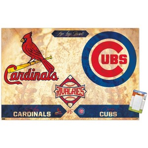 Trends International MLB Rivalries - St. Louis Cardinals vs Chicago Cubs Unframed Wall Poster Prints - 1 of 4