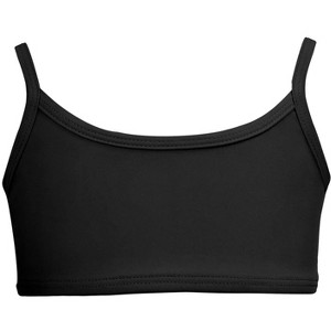 City Threads USA-Made Recycled Nylon UPF 50+ Girls Bikini Top - 1 of 4
