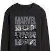 Men's - Marvel - Villain Grid Long Sleeve Graphic T-Shirt - 2 of 4