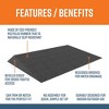 EZ-ACCESS TRANSITIONS Low Pile Transitional Non Slip Rectangular Rubber Angled Entry Mat Ideal for Indoor and Outdoor Use, Black - 2 of 4