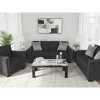 Signature Design by Ashley Jazmore 3-Piece Coffee Table Set with End Tables - Dark Brown/Faux Marble Finish - 4 of 4