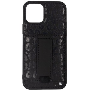 Walli Cases Blacked Out Leopard Phone Case with Wallet and Finger Strap - 1 of 4