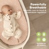 KeaBabies Bassinet Sheet for Baby Girls, Boys, 2-Pack Isla Fitted Bassinet Sheets, Bassinet Mattress Sheets - 3 of 4