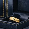 Jewelry Avalanche 7mm Dome Gold Tungsten Mens Diamond Wedding Band - Comfort Fit - 4 of 4