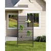 72" H×36" W Freestanding Plastic Privacy Screen for Outdoor Patio - Heavy-Duty Resistant Decorative Fence Panel | Weatherproof Design - 3 of 4