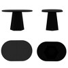 Famapy Modern Black Oval Coffee Table - 4 of 4