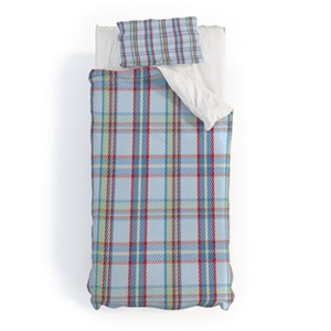 Deny Designs Camilla Foss Folktale Plaid Twin/Twin Xl Duvet and Sham Set (2-3pc Set) - 1 of 4