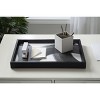 Amanti Art Formation I Decorative Wood Ottoman/Coffee Table Tray 13x19 Inch - 4 of 4