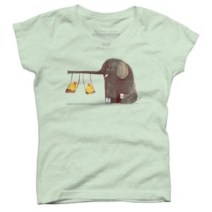 Girl's Design By Humans Swing swing By radiomode T-Shirt - 1 of 3