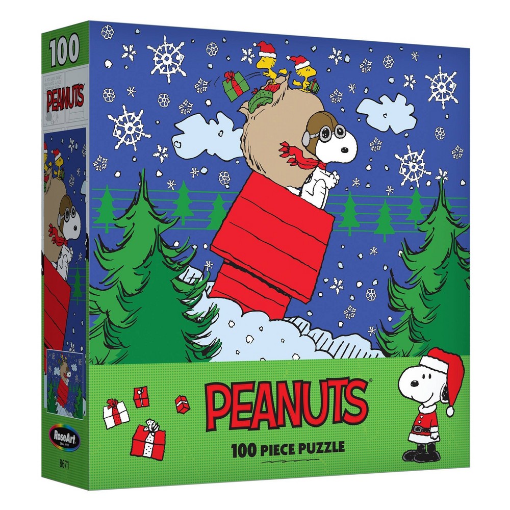 RoseArt Snoopy's Christmas Delivery Jigsaw Puzzle - 100pc