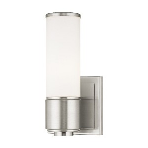 Livex Lighting Weston 1 - Light Vanity in  Brushed Nickel - 1 of 1
