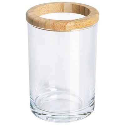 Moda at Home Jasper Clear Glass Toothbrush Holder 106057-CLR