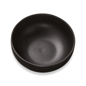 TAG Logan Dinner Salad Bowl Stoneware Dishwasher Safe Black, 6.25 inch, 26 oz, - 1 of 3