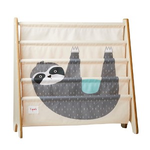 3 Sprouts Kids Bookcase, Toddler Bookshelf - Sloth - 1 of 3