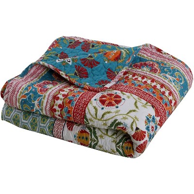 Greenland Home Fashion Thalia Accessory Throw High Quality Blanket - 50"x60" in Multicolor