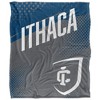 Ithaca College Fan Zone Silky Touch Super Soft Throw Blanket 50x60 - 2 of 4