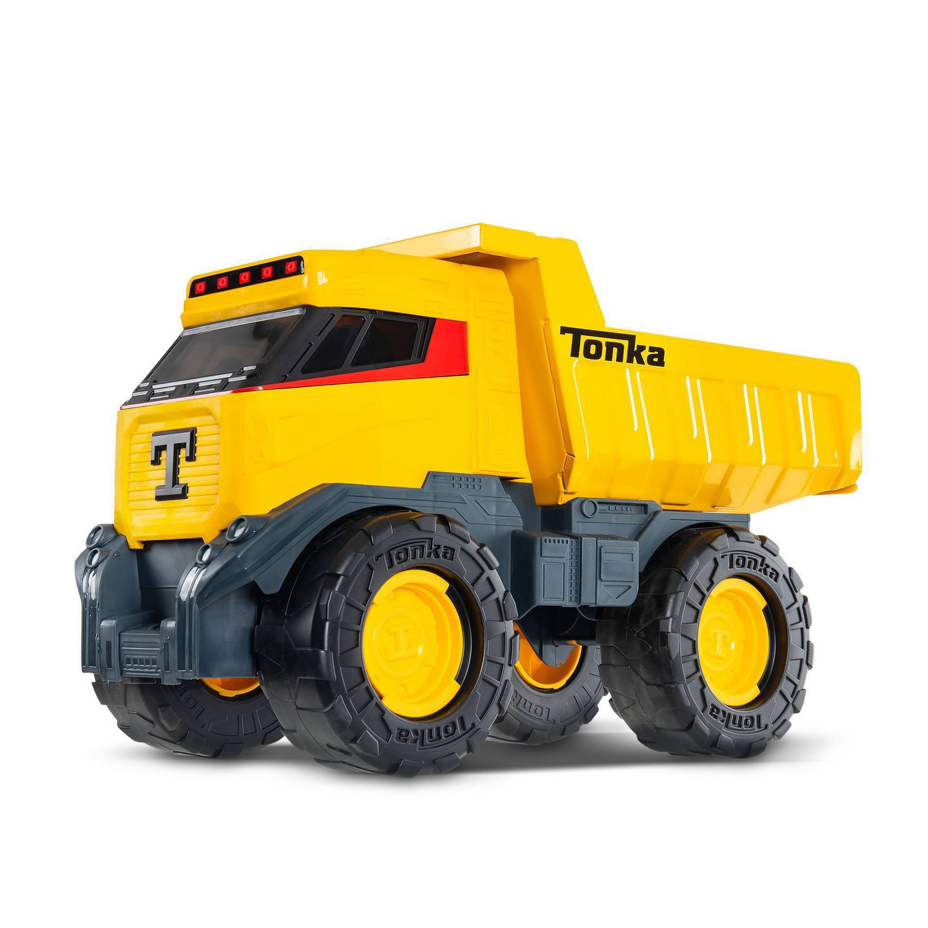 Tonka Next Gen Mighty Dump Truck: Indoor/Outdoor Creative Thinking Construction Toy Vehicle, Plastic & Zinc Alloy