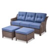Gymojoy Outdoor Sofa Couch 3 Seater Sofa Deep Seat Sofa - 2 of 4