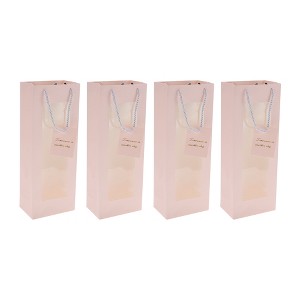 Unique Bargains Simple Design Gift Bags 4 Pcs - 1 of 4