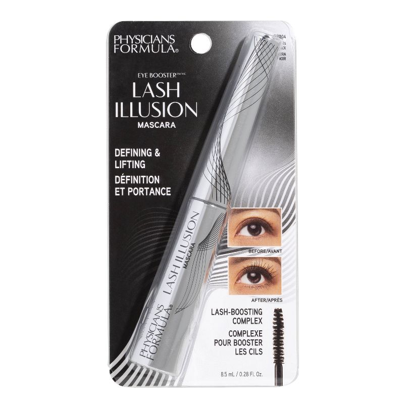 PhysiciansFormula Eye Booster Lash Illusion Mascara - Ultra Black - 0.28 fl oz: Hypoallergenic, Volumizing & Lengthening, 3 of 14